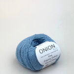 ONION Fino Organic Cotton+Merino Wool består af 50% økologisk bomuld og 50% merinould.