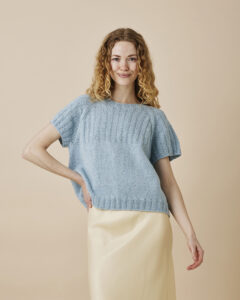 Luna oversize T-shirt med struktur - KIT