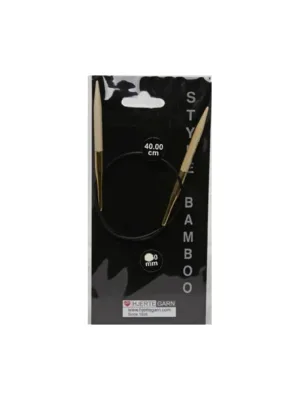 Style Bamboo rundpind fra Hjertegarn - strikkepind