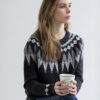 strikkekit cardigan nordisk moenster onion garn