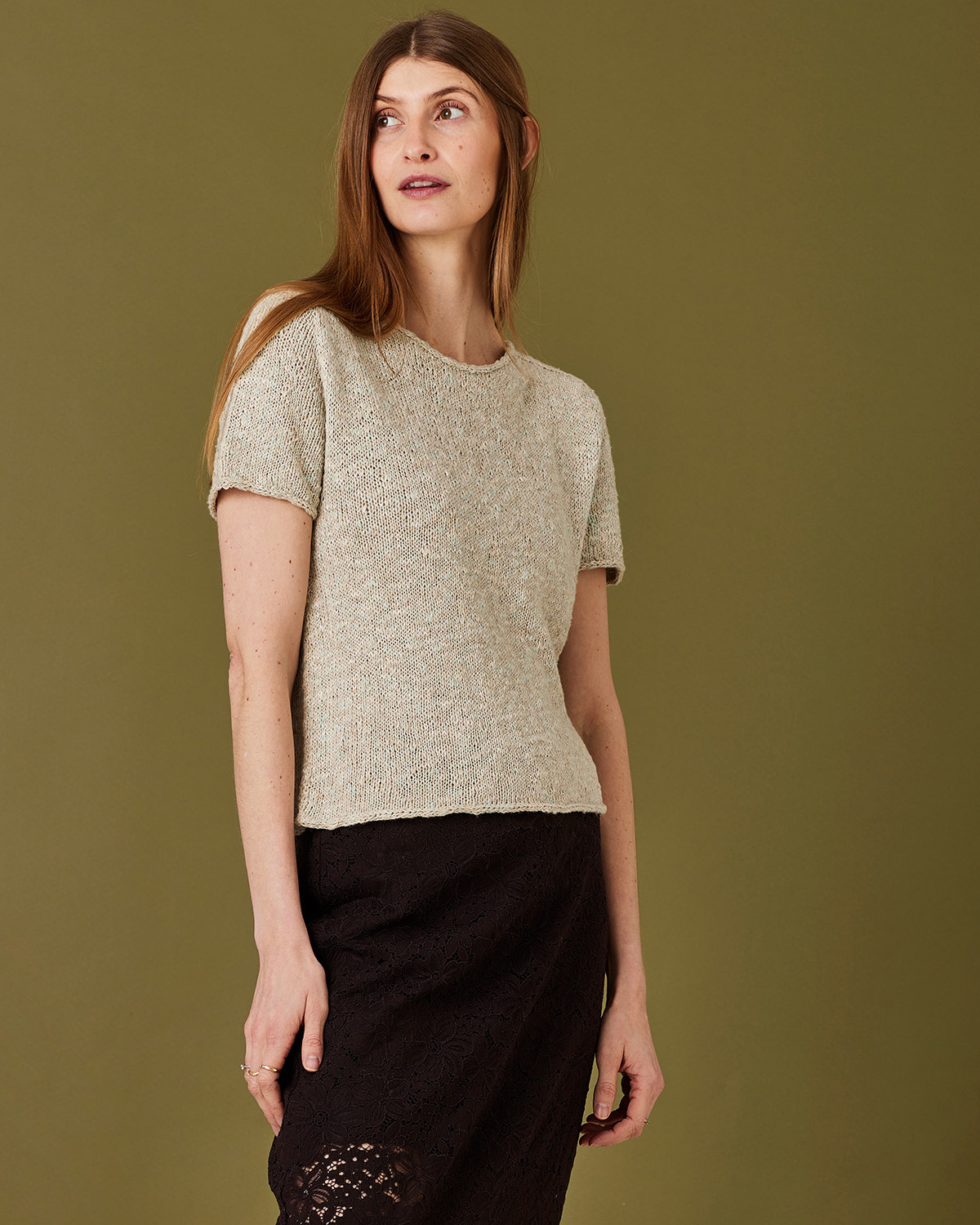 899622 strikkeopskrift iris t-shirt sadelskulder 899622
