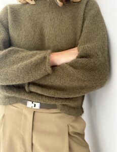 Plain Yoke Blouse Le Knit strikkekit