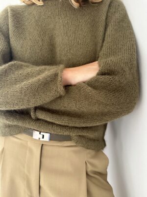 Plain Yoke Blouse Le Knit strikkekit