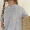 Plain Yoke Tee 20 junior Le Knit strikkekit
