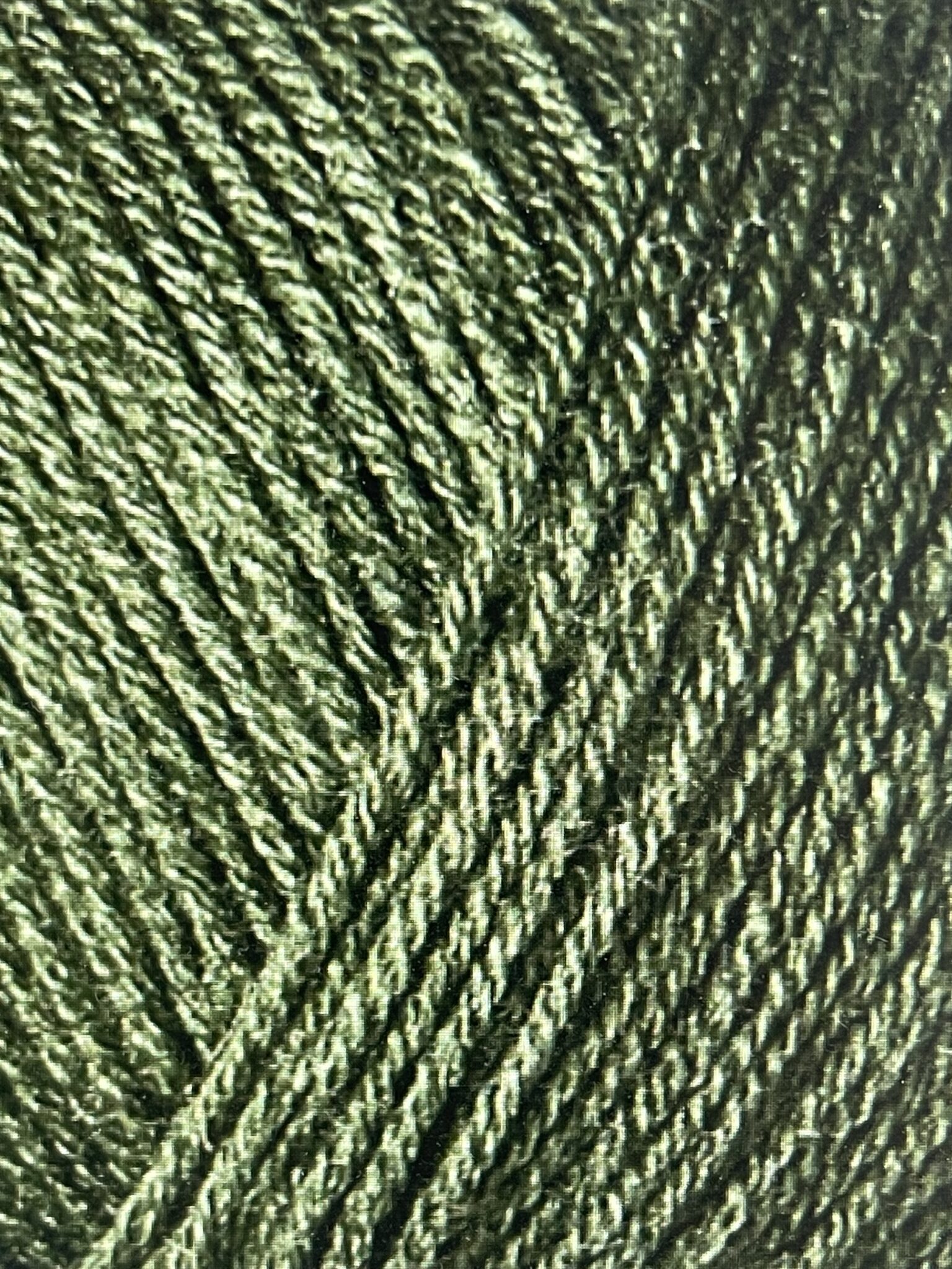 Flaskegrøn garn Heavy Merino Knitting for Olive