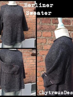 Berliner Sweater strikkekit ChytraeusDesign